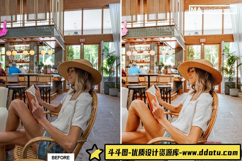 人像LR预设温暖舒适明亮通透人像预设lr预设ps滤镜pr调色lightroom人像lut插件