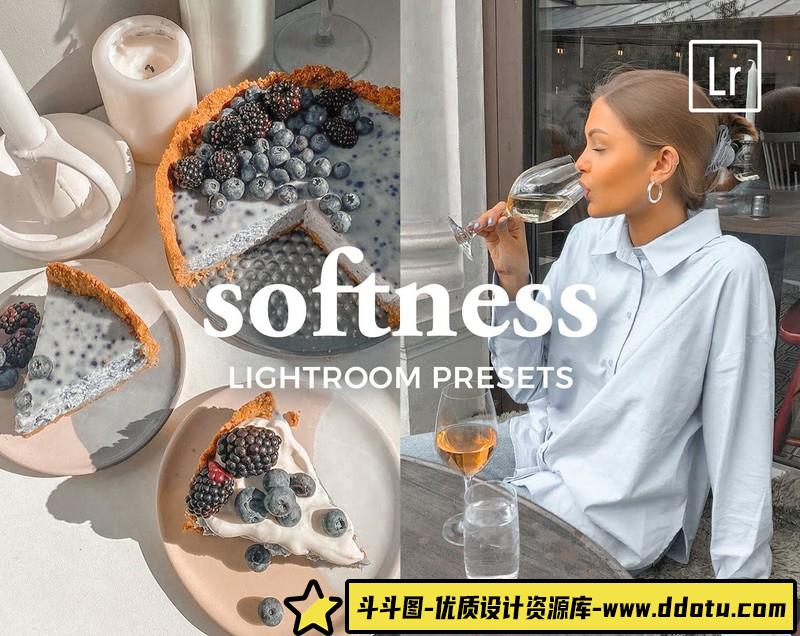 人像LR预设工作室柔和中性灰人像预设lr预设ps滤镜pr调色lightroom人像lut插件-斗斗图