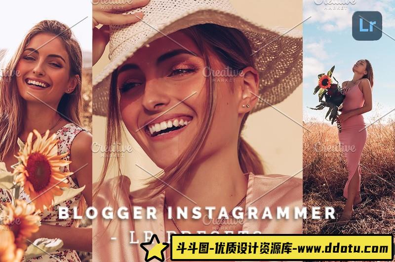人像LR预设时尚博客人像后期预设lr预设ps滤镜pr调色lightroom人像lut插件-斗斗图