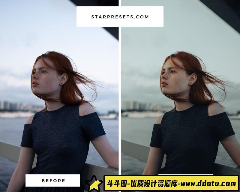 人像LR预设大神加勒特·金完美人像肤色预设lr预设ps滤镜pr调色lightroom人像lut插件