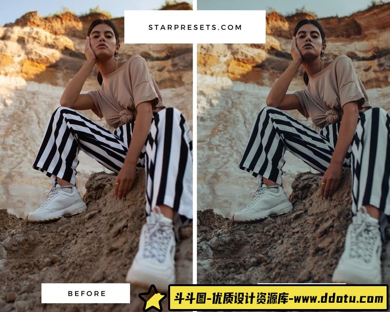 人像LR预设大神加勒特·金完美人像肤色预设lr预设ps滤镜pr调色lightroom人像lut插件