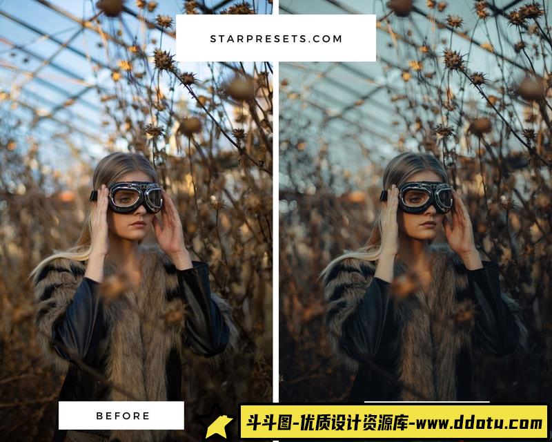 人像LR预设大神加勒特·金完美人像肤色预设lr预设ps滤镜pr调色lightroom人像lut插件