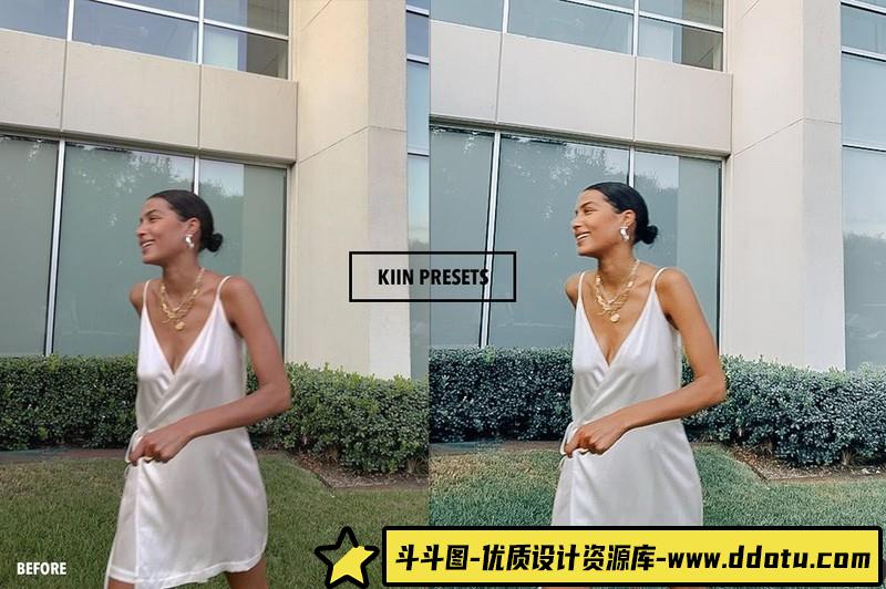 人像LR预设风丁香薄荷色通透人像预设lr预设ps滤镜pr调色lightroom人像lut插件