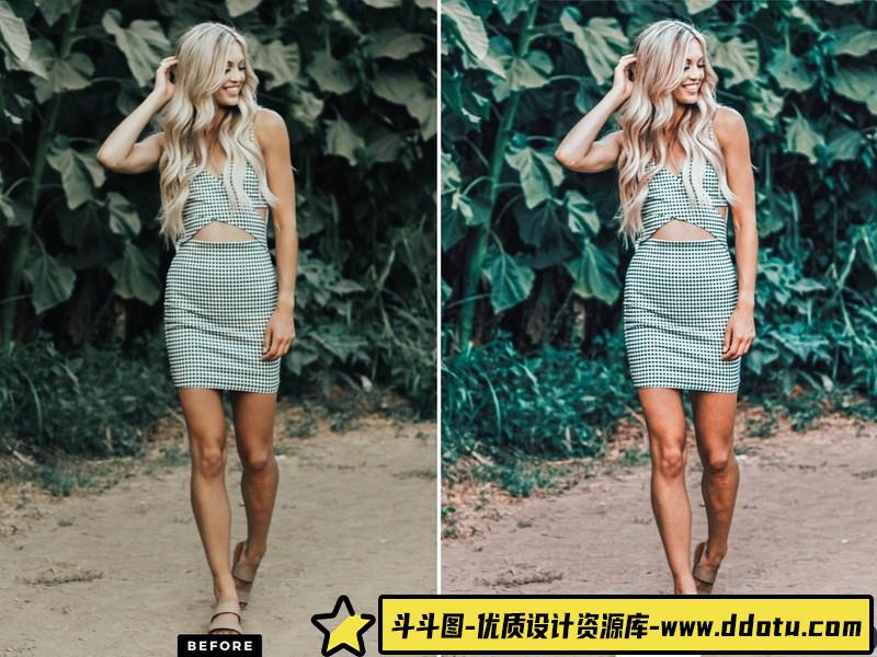 人像LR预设风复古通透胶片感预设lr预设ps滤镜pr调色lightroom人像lut插件