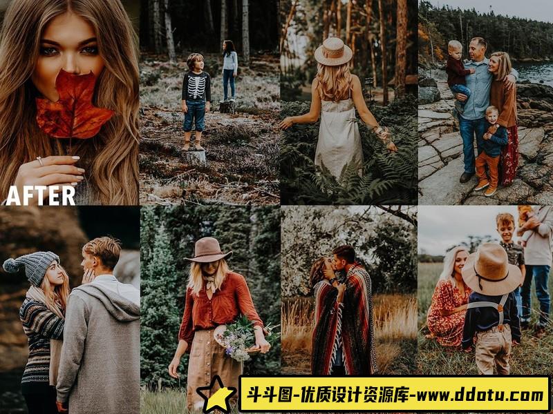 人像LR预设风格森系人像质感电影胶片预设lr预设ps滤镜pr调色lightroom人像lut插件