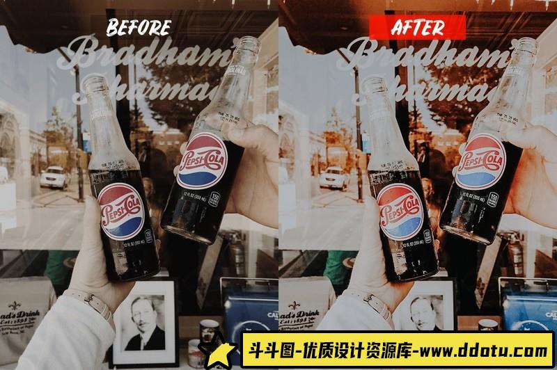 人像LR预设风焦糖旅拍人像街拍预设lr预设ps滤镜pr调色lightroom人像lut插件