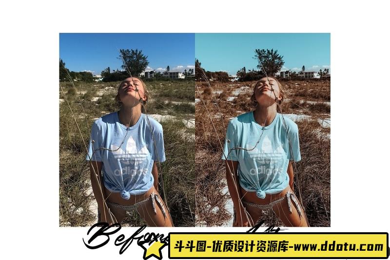 人像LR预设风日光浴网红手机版+电脑版预设lr预设ps滤镜pr调色lightroom人像lut插件