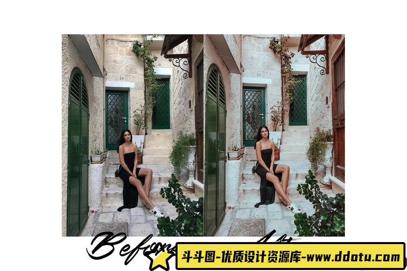 人像LR预设风日光浴网红手机版+电脑版预设lr预设ps滤镜pr调色lightroom人像lut插件