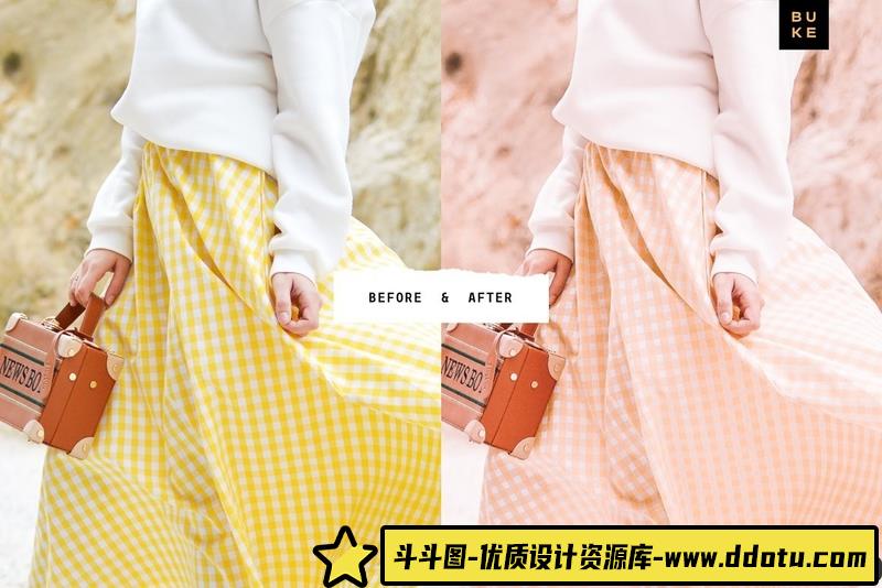 人像LR预设风糖果玫瑰色调后期调色预设lr预设ps滤镜pr调色lightroom人像lut插件