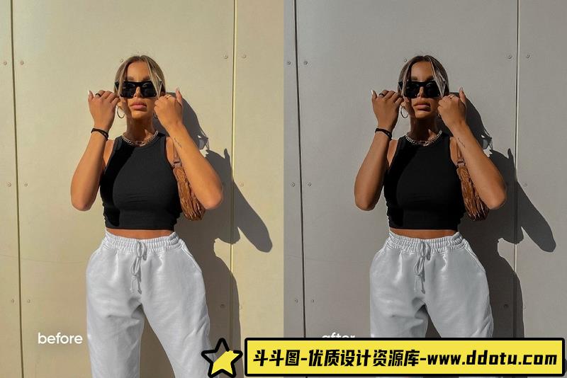 人像LR预设黑暗电影人像预设lr预设ps滤镜pr调色lightroom人像lut插件