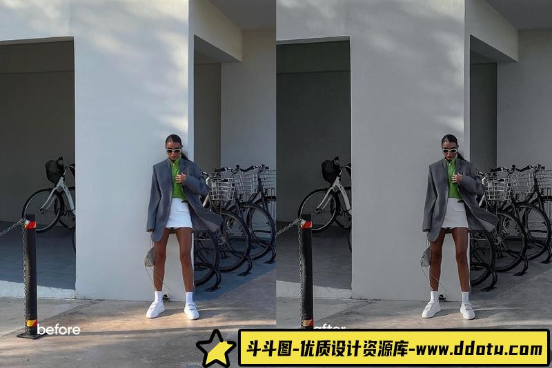 人像LR预设黑暗电影人像预设lr预设ps滤镜pr调色lightroom人像lut插件