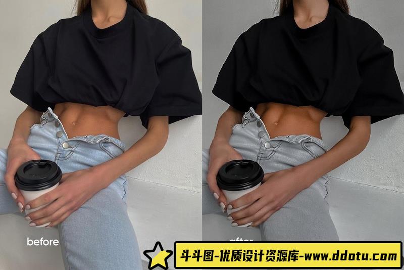 人像LR预设黑暗电影人像预设lr预设ps滤镜pr调色lightroom人像lut插件