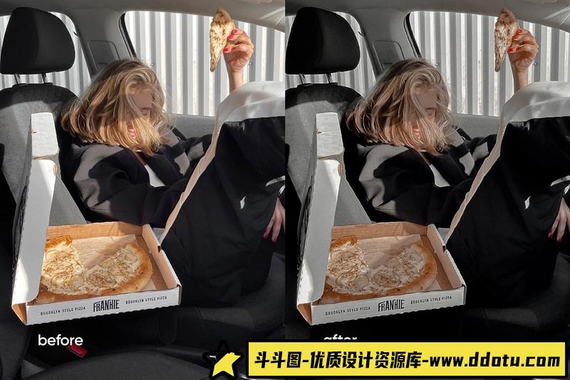 人像LR预设黑暗电影人像预设lr预设ps滤镜pr调色lightroom人像lut插件