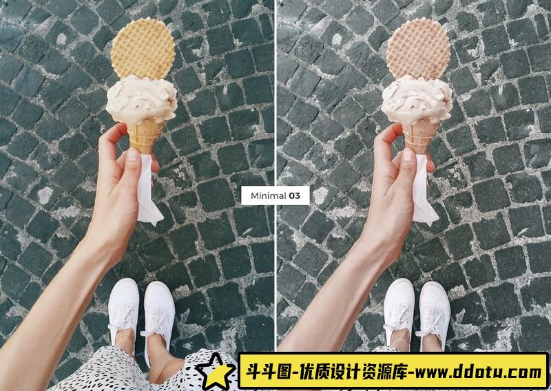 人像LR预设简约灰色系家居旅拍人像预设lr预设ps滤镜pr调色lightroom人像lut插件