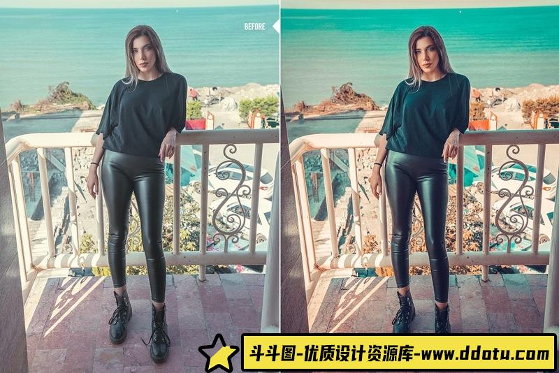 人像LR预设人像通透青橙色调预设手机预设lr预设ps滤镜pr调色lightroom人像lut插件