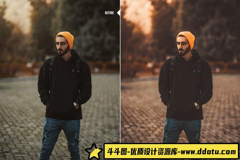 人像LR预设人像通透青橙色调预设手机预设lr预设ps滤镜pr调色lightroom人像lut插件