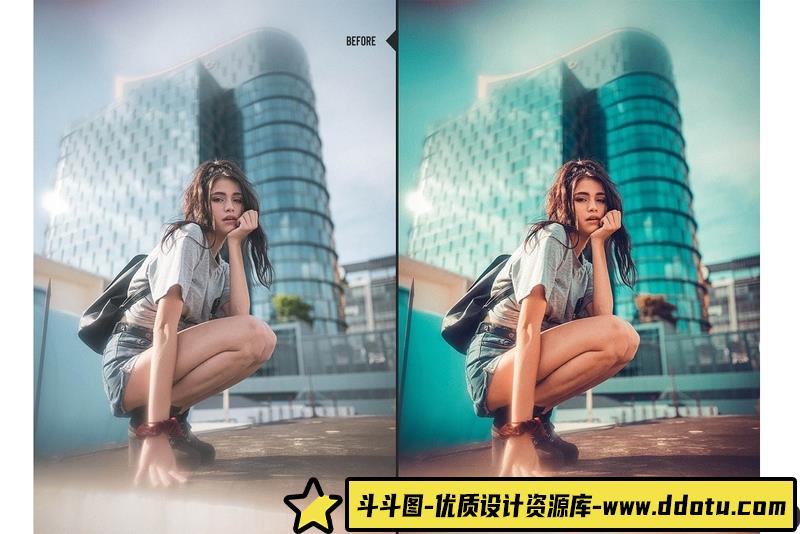 人像LR预设人像通透青橙色调预设手机预设lr预设ps滤镜pr调色lightroom人像lut插件