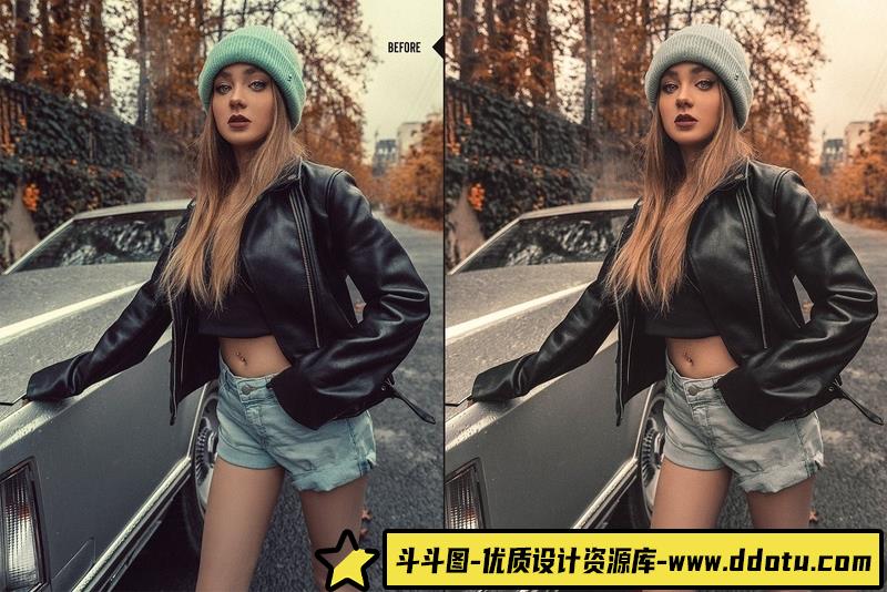 人像LR预设人像通透青橙色调预设手机预设lr预设ps滤镜pr调色lightroom人像lut插件