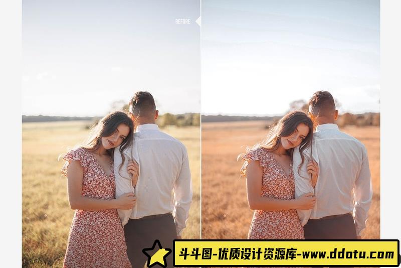 人像LR预设人像通透青橙色调预设手机预设lr预设ps滤镜pr调色lightroom人像lut插件