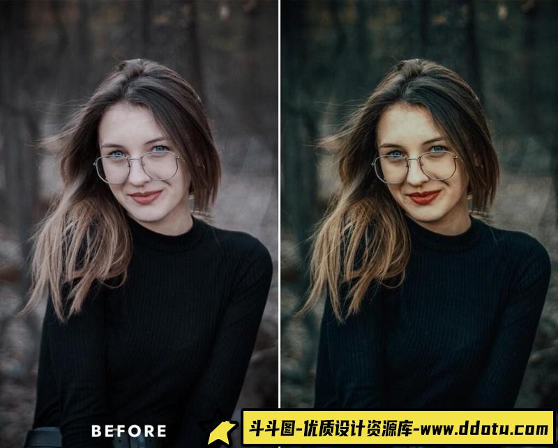 人像LR预设俄罗斯风格人像预设和电影后期调色预设lr预设ps滤镜pr调色lightroom人像lut插件