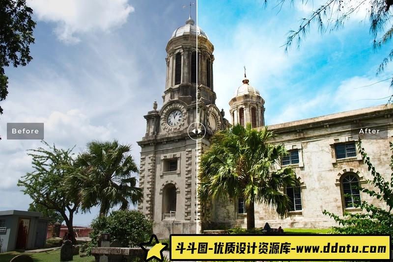 人像LR预设安提瓜人文旅拍预设lr预设ps滤镜pr调色lightroom人像lut插件