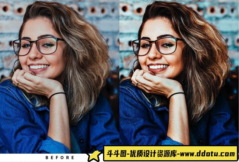 人像LR预设电影胶片人像预设lr预设ps滤镜pr调色lightroom人像lut插件