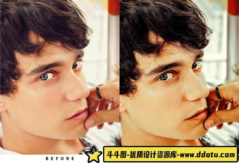 人像LR预设电影胶片人像预设lr预设ps滤镜pr调色lightroom人像lut插件