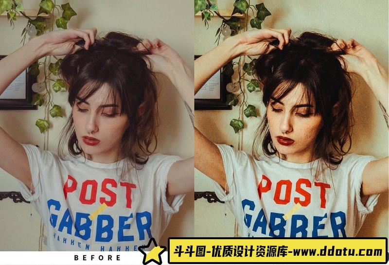 人像LR预设电影胶片人像预设lr预设ps滤镜pr调色lightroom人像lut插件