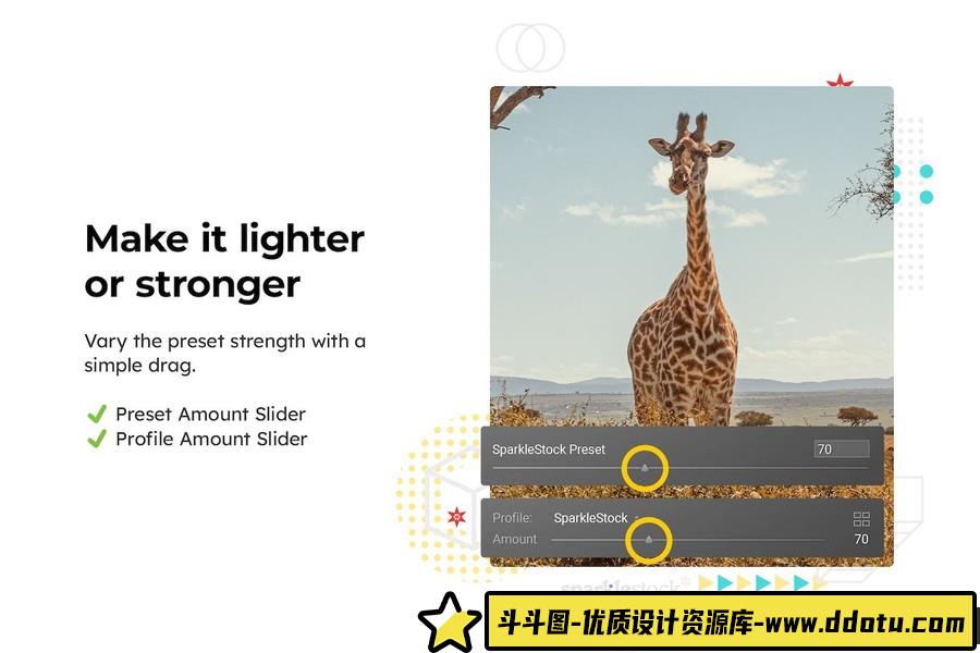 野生动物摄影后期Lightroom预设及电影短视频后期调色LUT预设