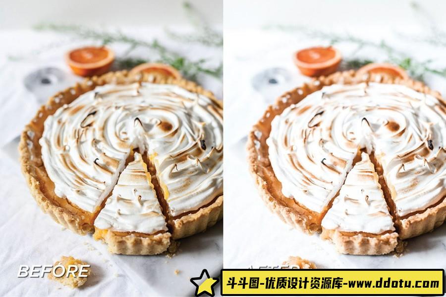 大师级清新明亮美食摄影Lightroom预设5 Bright Food Lightroom Presets