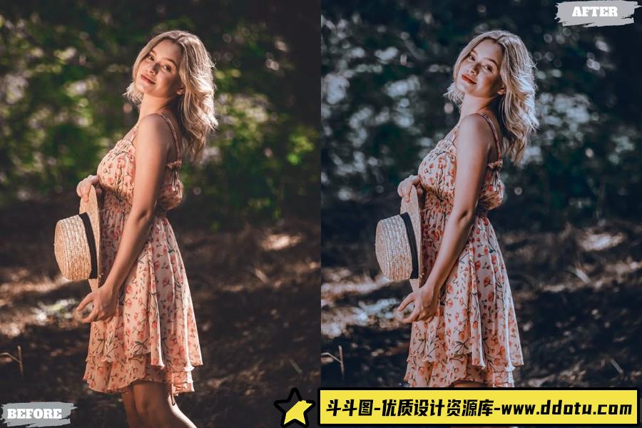 电影情绪人像后期调色Lightroom预设 Cinematic Moody Lightroom Presets