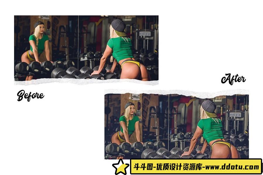 运动健身人像后期调色Lightroom预设 Sport Lightroom Presets Vol. 3