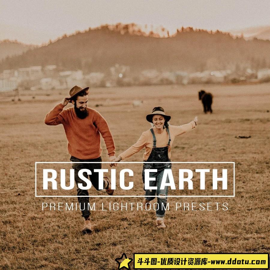 乡村气息复古胶片人像Lightroom预设 RUSTIC EARTH Lightroom Presets-斗斗图