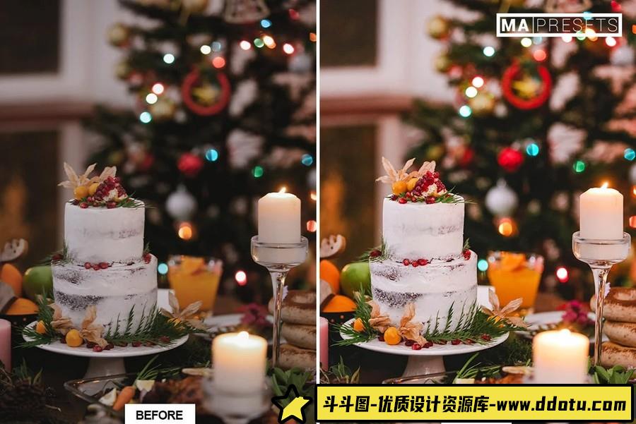 明亮通透美食蛋糕后期调色Lightroom预设 STYLED CAKE Lightroom Preset
