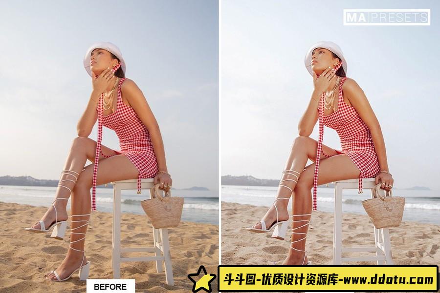 10个夏季氛围人像Lightroom预设 10 SUMMER VIBES Lightroom Presets-斗斗图