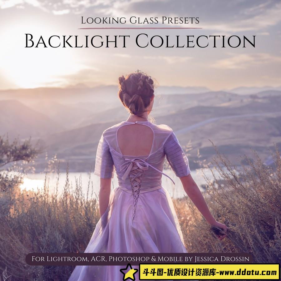 人像和风光色彩校正调色LR预设 JD Looking Glass Presets: Backlight-斗斗图