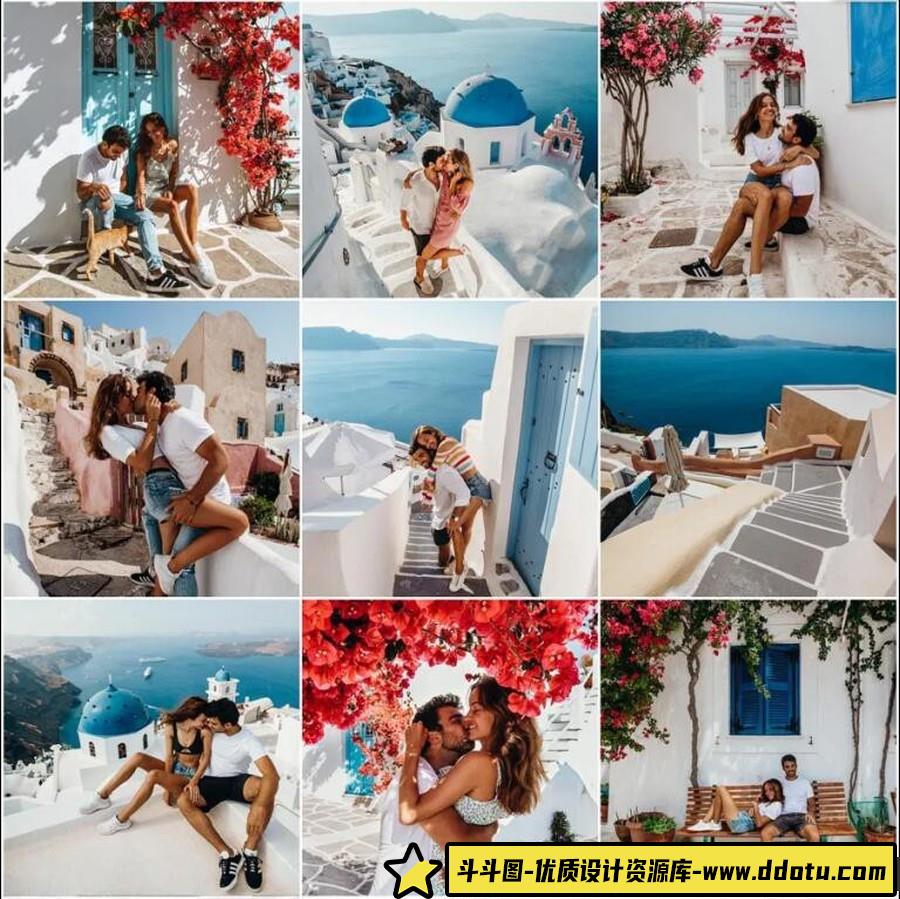 夏季旅拍流行色彩Lightroom预设包 STAY CL0SE TRAVEL FAR-Color Pop Pack-斗斗图