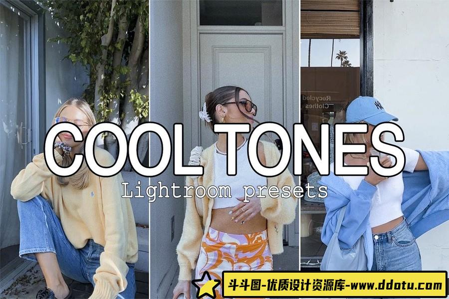 街拍人像冷色调Lightroom预设 Cool Tones Lightroom Presets-斗斗图