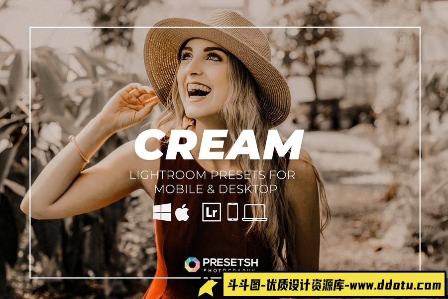 免费风光电影胶片人像Lightroom调色预设 Creamy Lightroom Presets-斗斗图