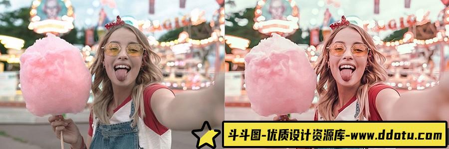 INS可爱棉花糖色调后期调色Lightroom预设 OnPresets-COTTON CANDY