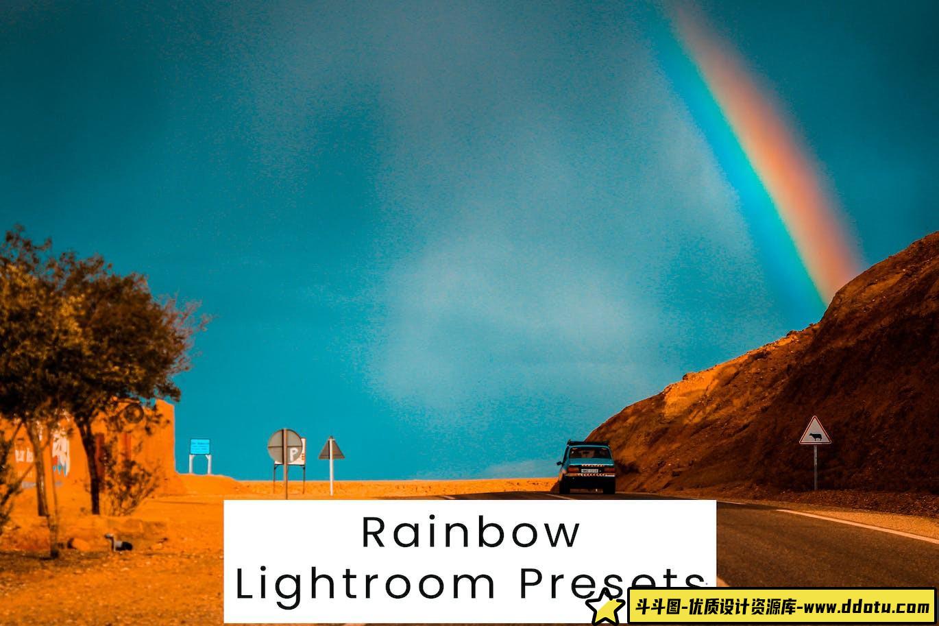 [风光LR预设]青橙电影风光调色Lightroom预设 Rainbow Lightroom Presets-斗斗图