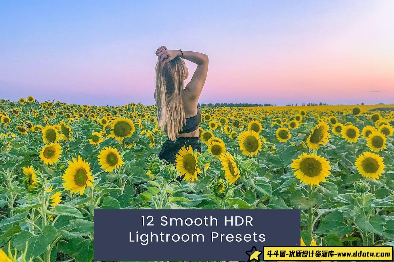 [旅拍LR预设]12种旅拍HDR风光Lightroom预设 12 Smooth HDR Lightroom Presets-斗斗图