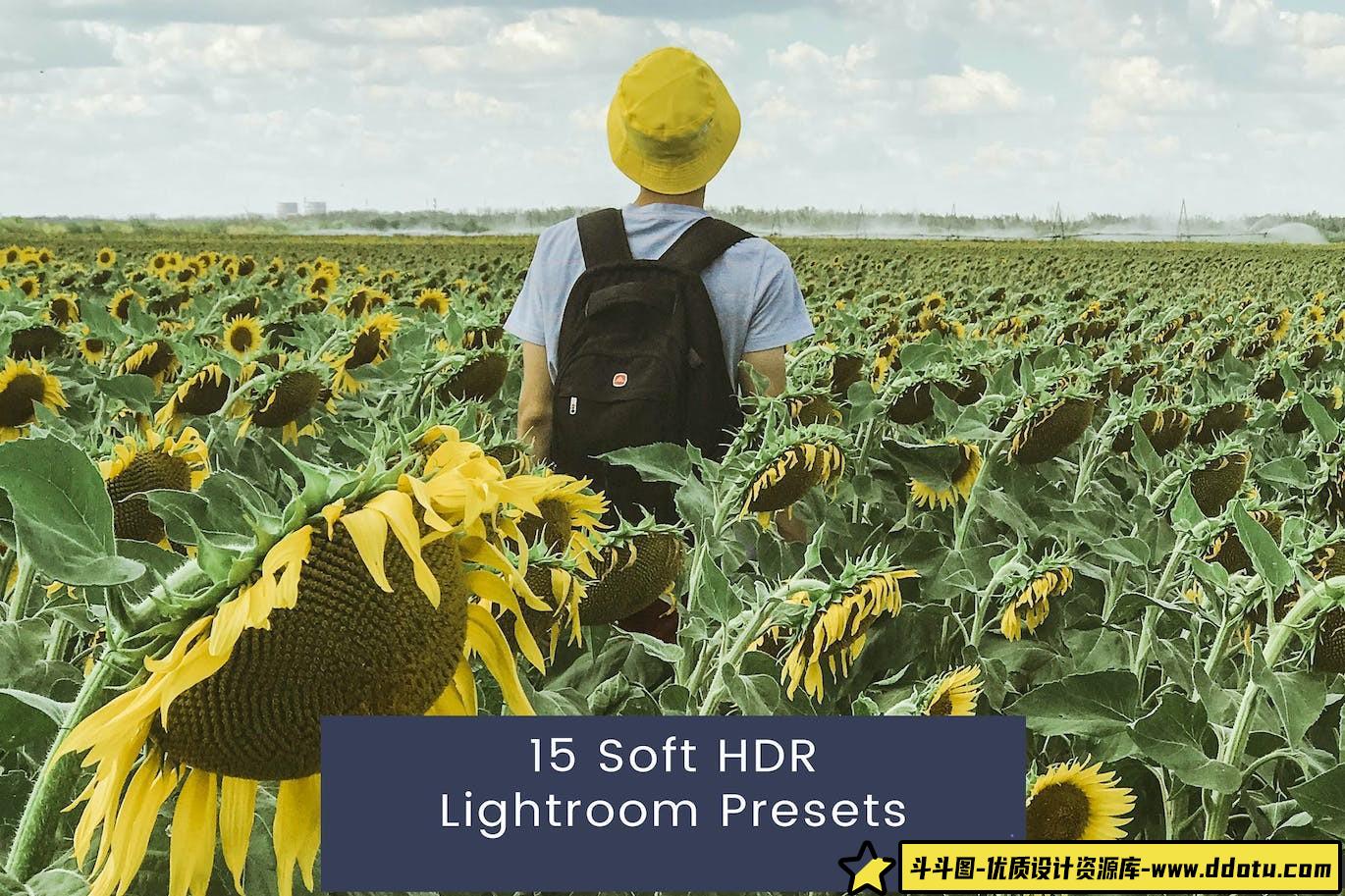 [旅拍LR预设]15种柔和HDR旅拍风光LR预设 15 Soft HDR Lightroom Presets-斗斗图