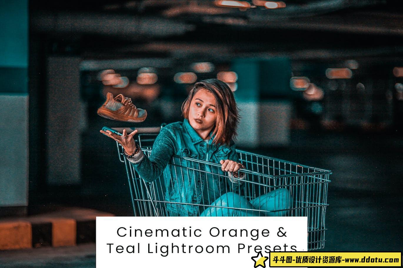 [胶片LR预设]青橙色调电影人像LR预设 Cinematic Orange & Teal Lightroom Presets-斗斗图