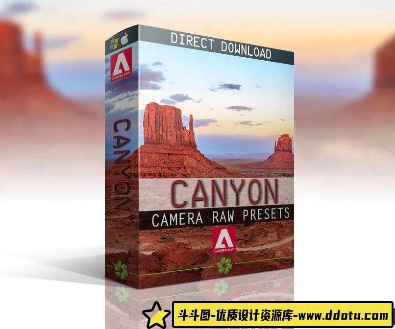 [风光LR预设]500+电影风光Camera Raw预设 LandscaPhoto – CANYON – CAMERA RAW COLLECTION-斗斗图