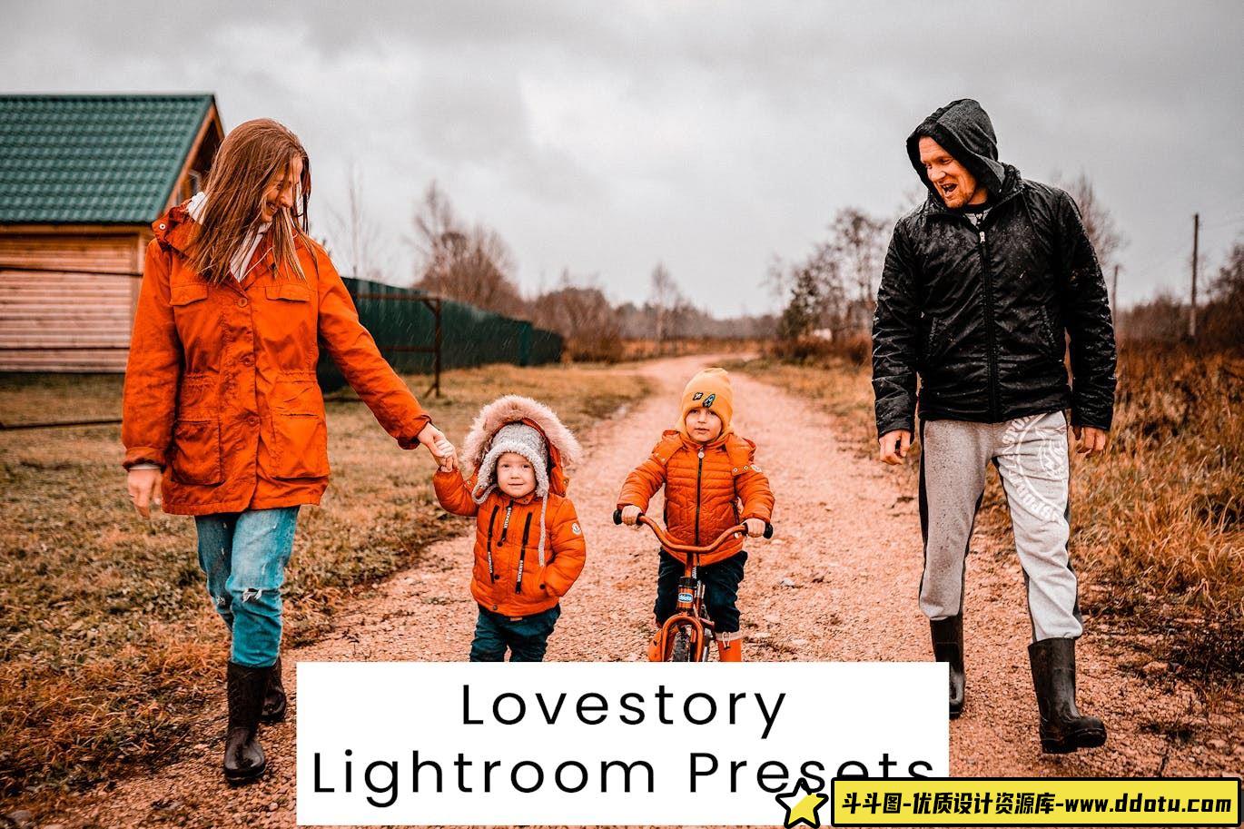 情绪电影人像后期调色Lightroom预设 Lovestory Lightroom Presets-斗斗图