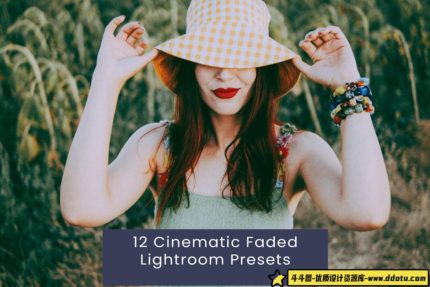 褪色电影胶片Lightroom预设 Cinematic Faded Lightroom Presets-斗斗图