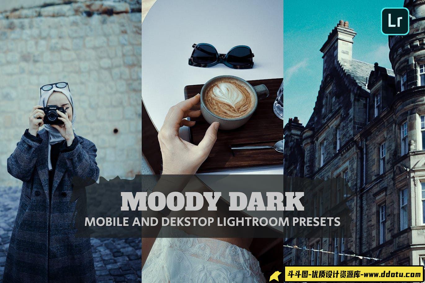 情绪电影风光人像Lightroom预设 Moody Dark Lightroom Presets-斗斗图