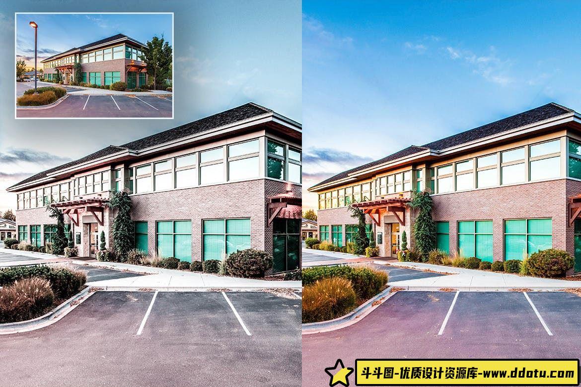 房地产室内外建筑摄影调色Lightroom预设 Real Estate Presets-斗斗图