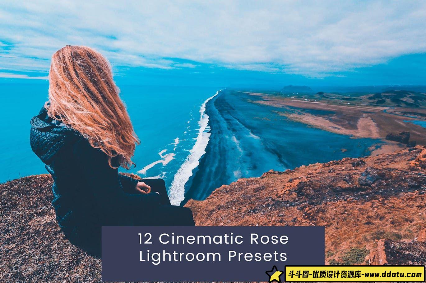 青橙色调电影人像Lightroom预设 Cinematic Rose Lightroom Presets-斗斗图